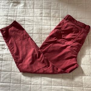Pistola red rust pants size 32